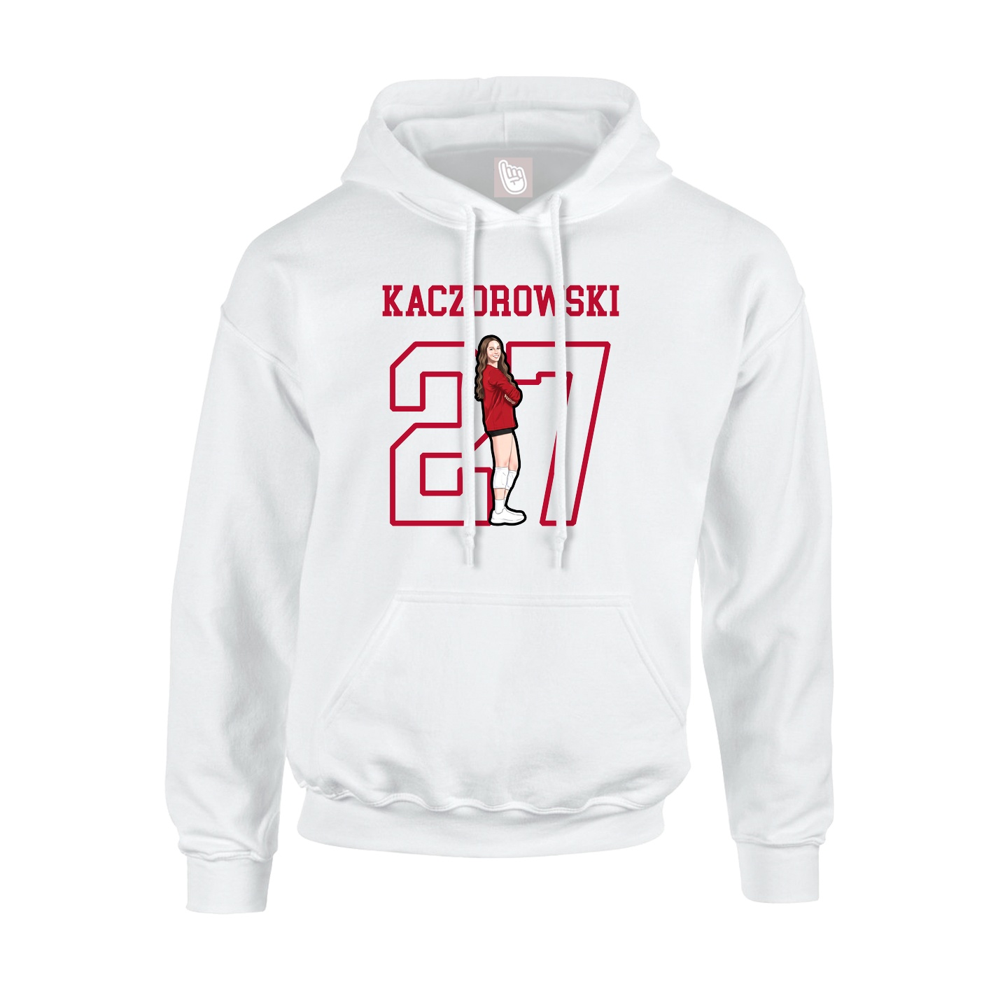 Hoodie — Shirsey in White