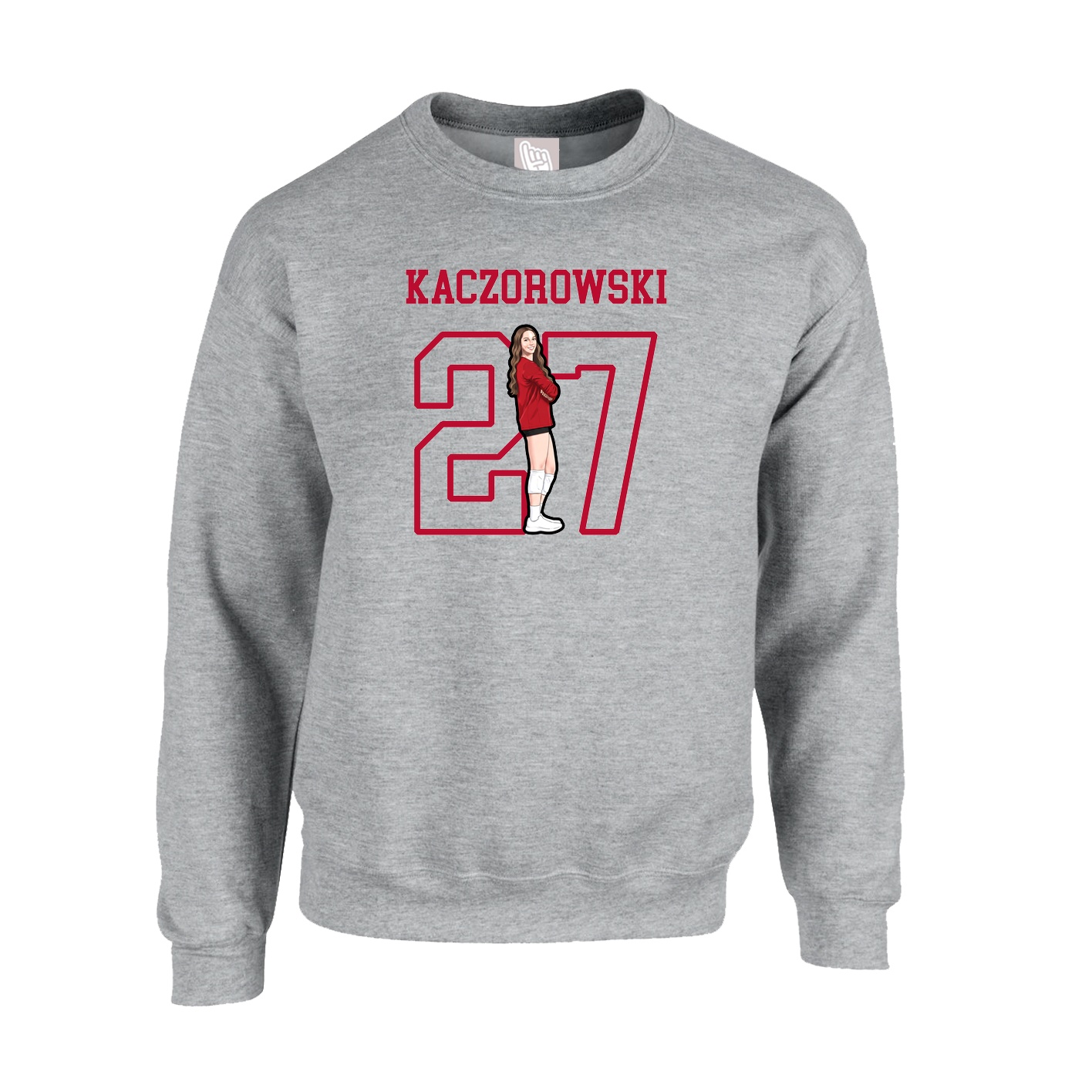 Fleece Crew — Shirsey in Grey