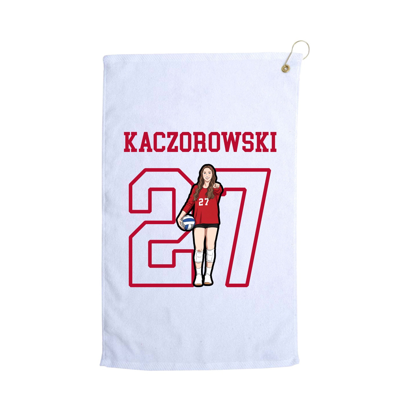 Golf Towel — Shirsey in White