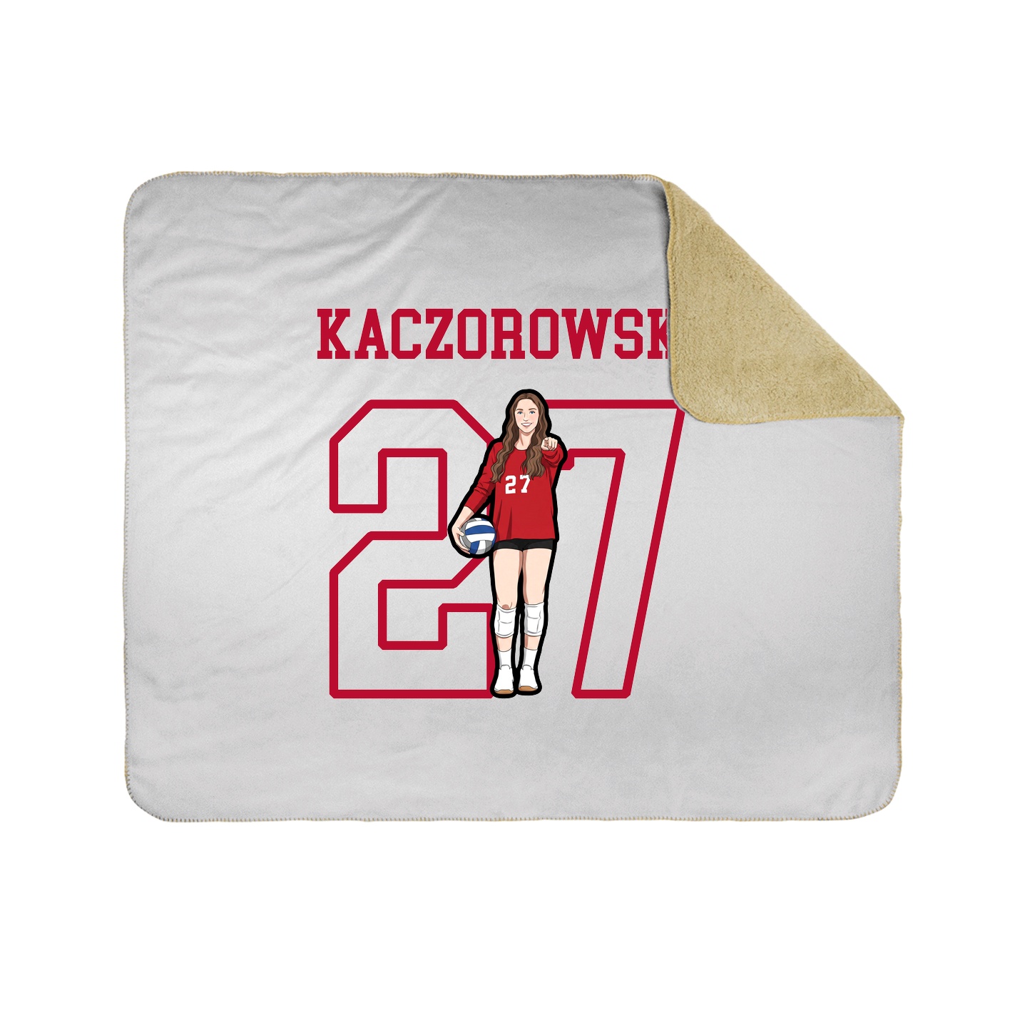 Throw Blanket — Shirsey in White