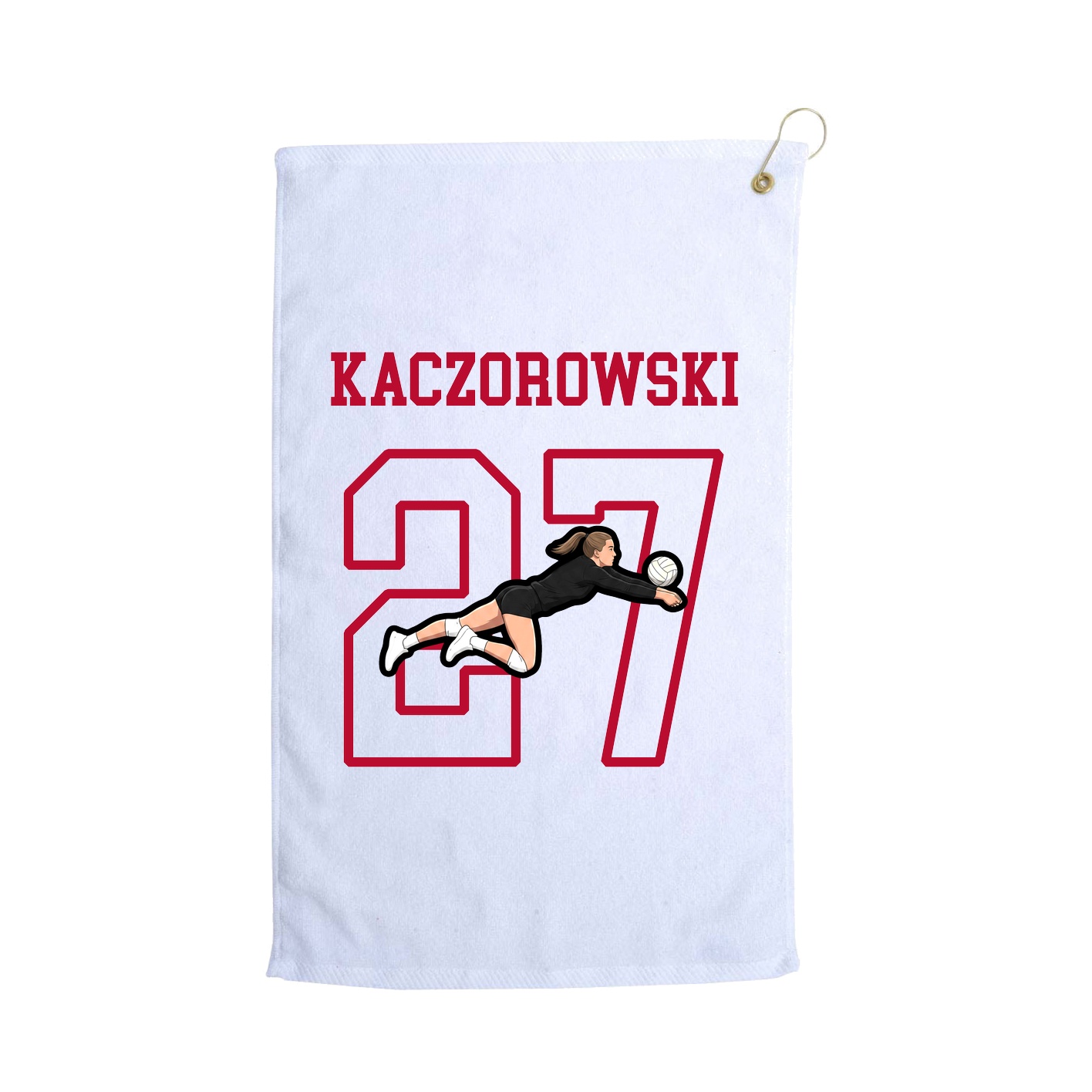 Golf Towel — Shirsey in White