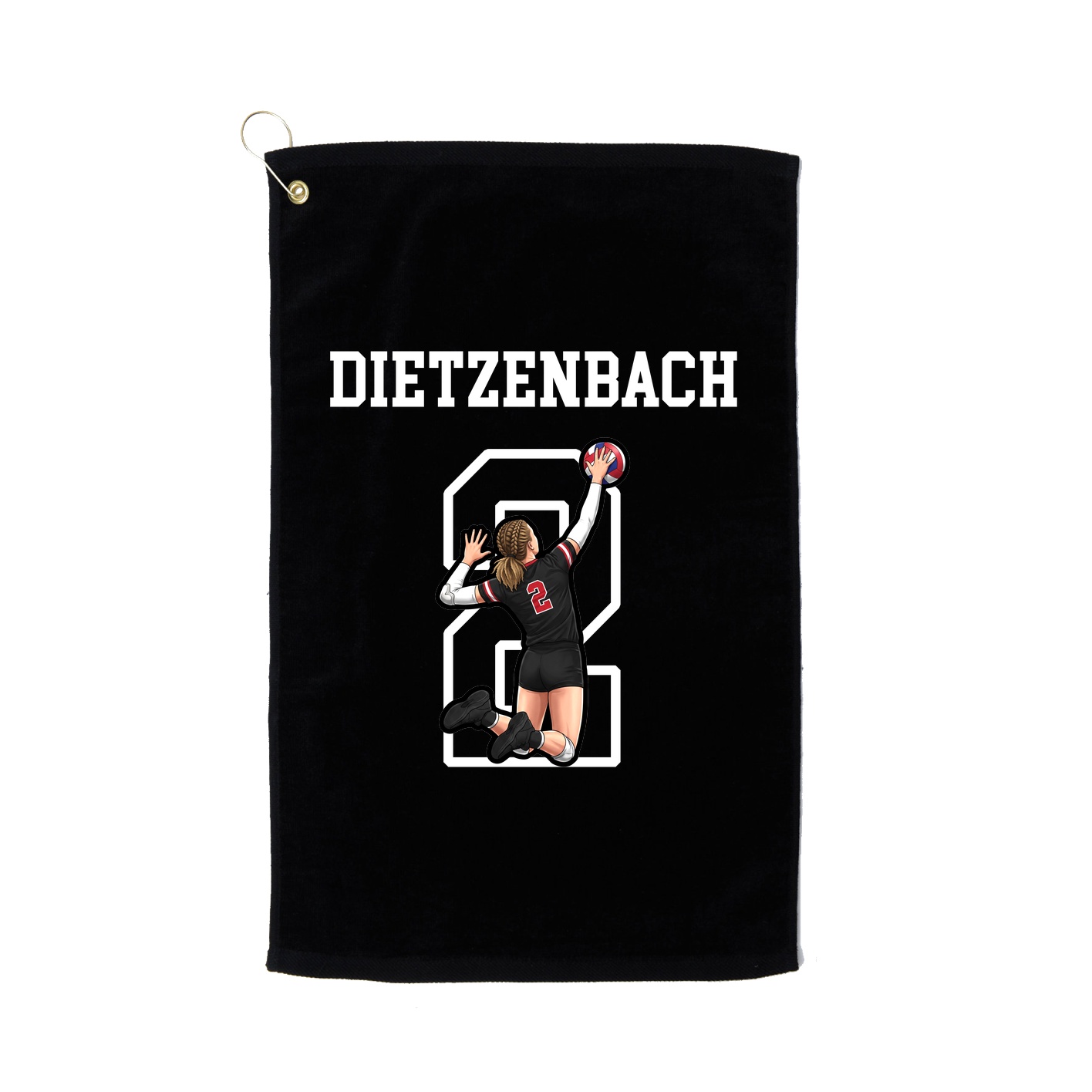 Golf Towel — Shirsey in Black