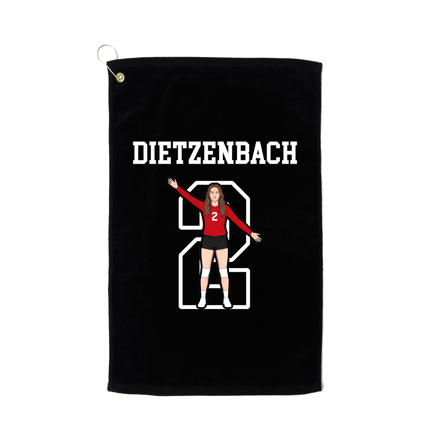 Golf Towel — Shirsey in Black