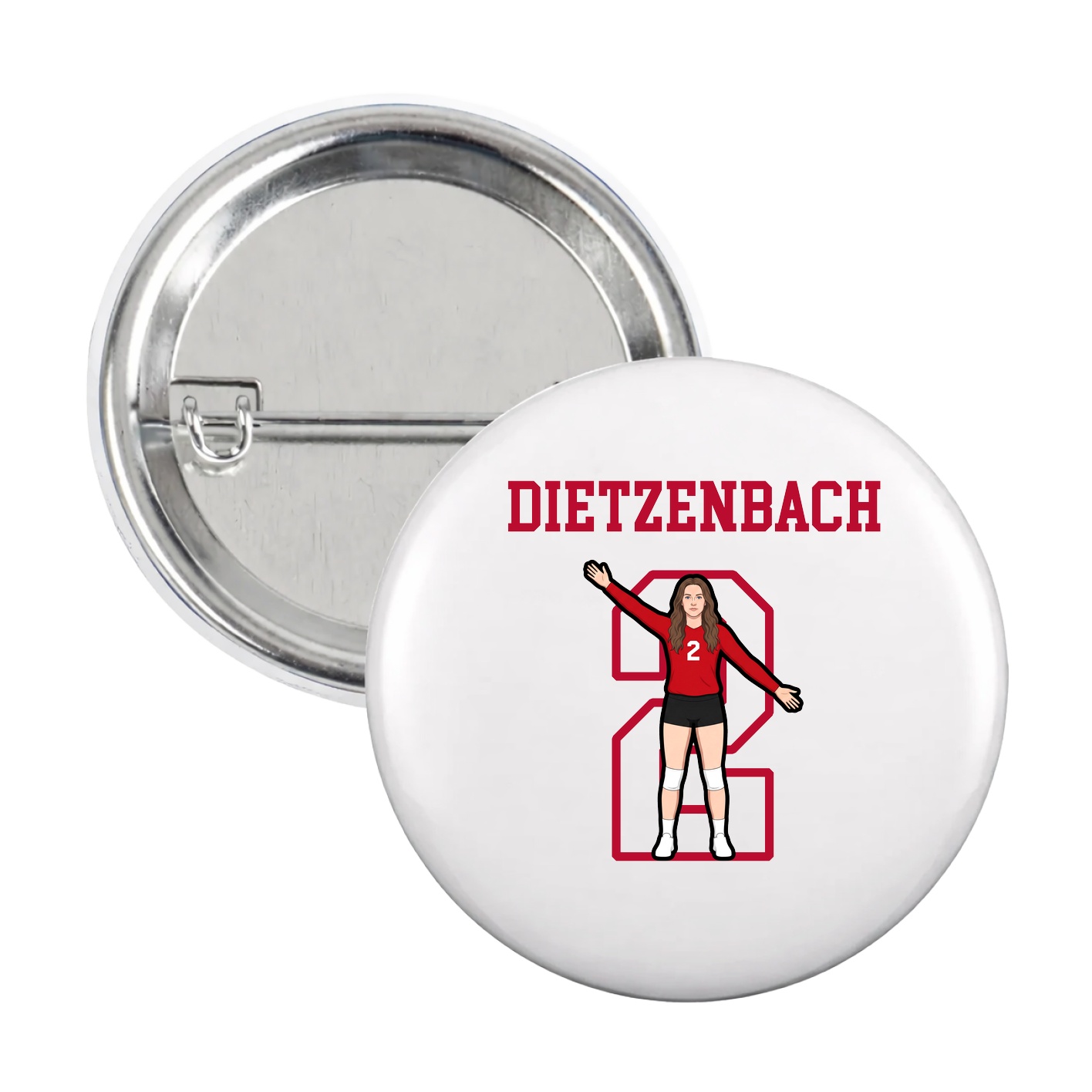 Game Day Button — Shirsey in White