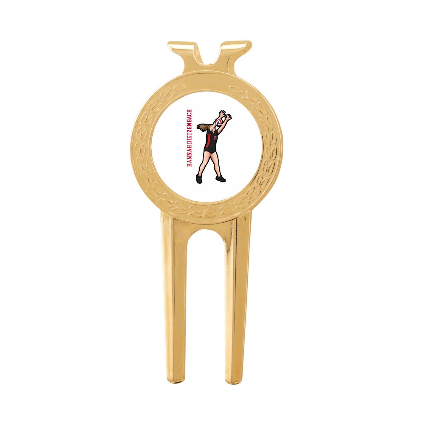 Divot Tool with Ball Marker — Name Vertical in Classic