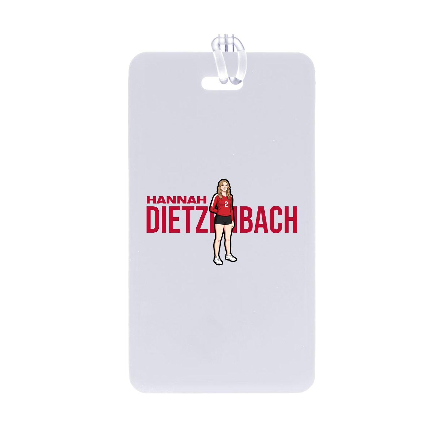 Bag Tag — Player Name in Classic