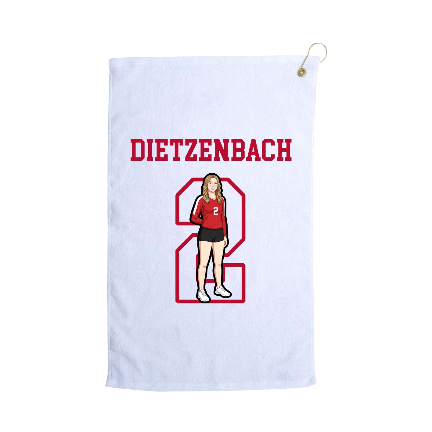 Golf Towel — Shirsey in White