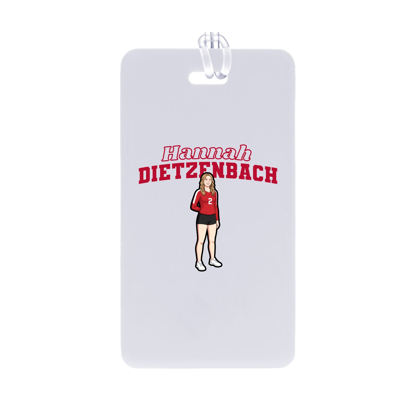 Bag Tag — Name Arch in Classic