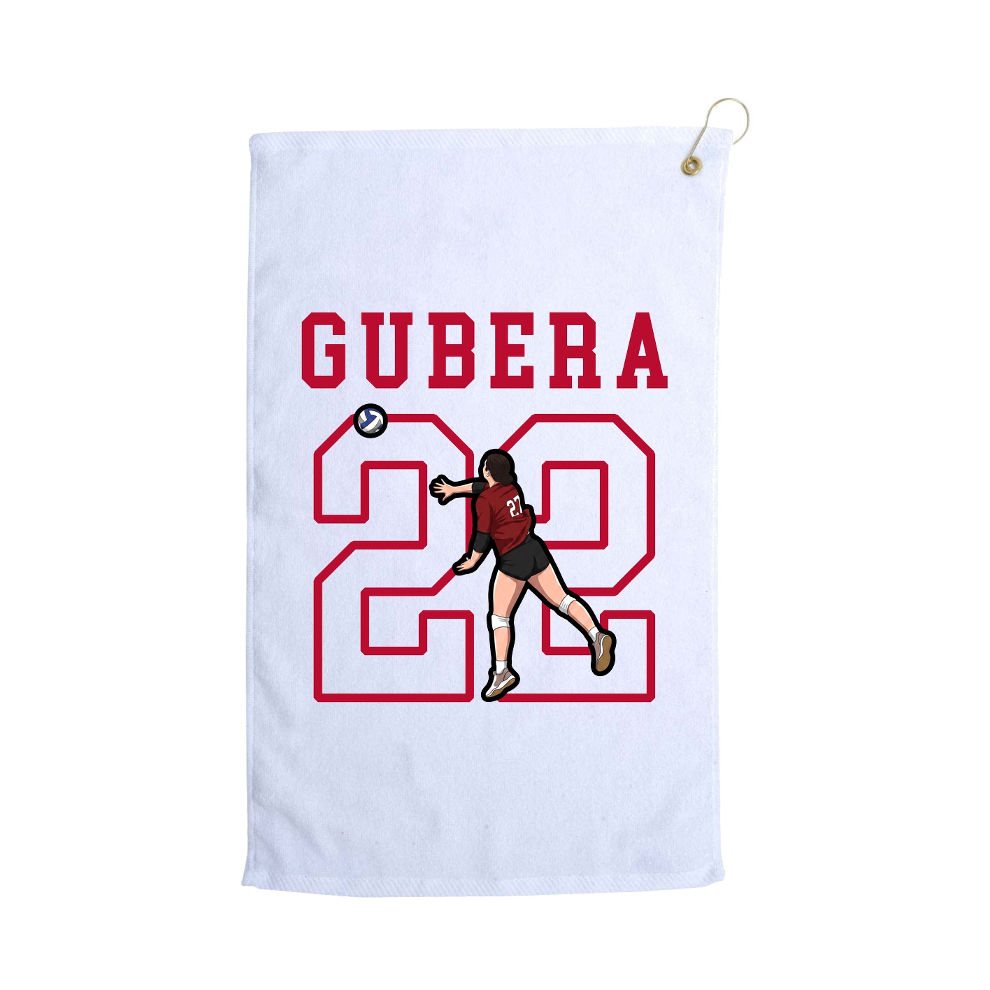 Golf Towel — Shirsey in White