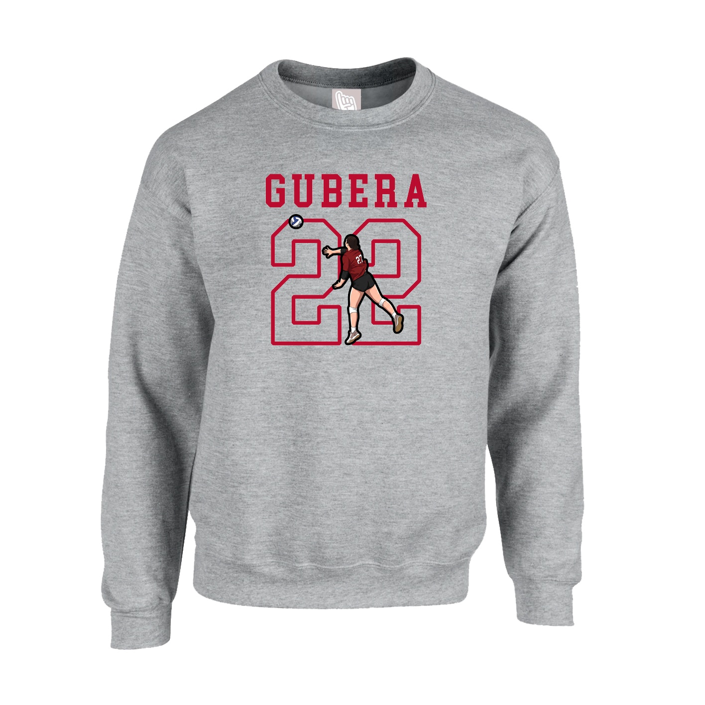 Fleece Crew — Shirsey in Grey