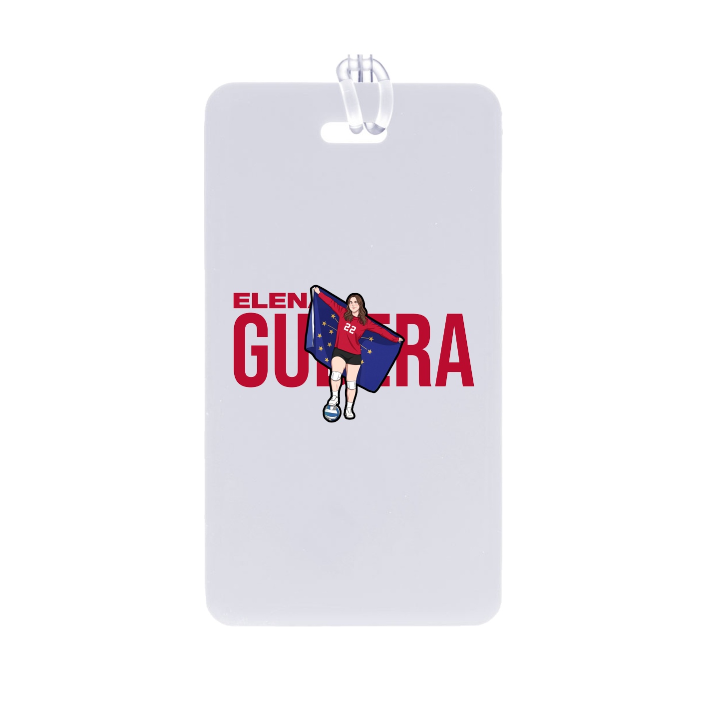 Bag Tag — Player Name in Classic