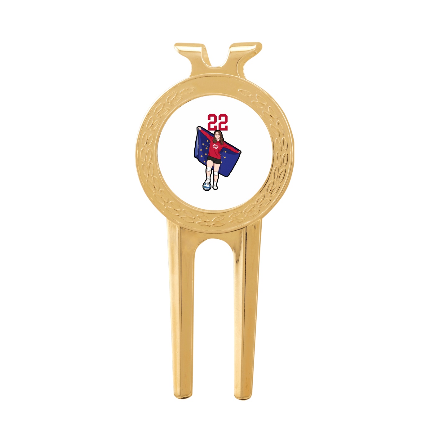 Divot Tool with Ball Marker — Number Top in Classic