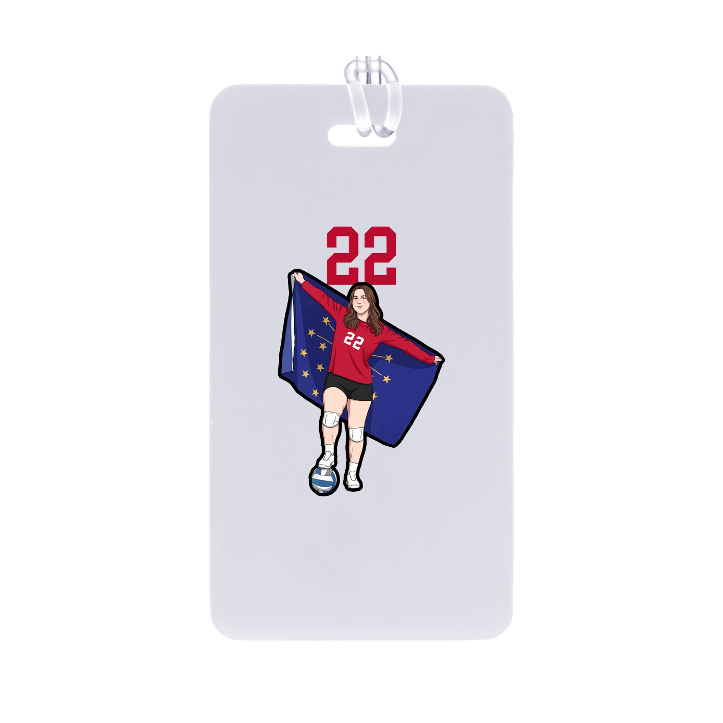 Bag Tag — Number Top in Classic