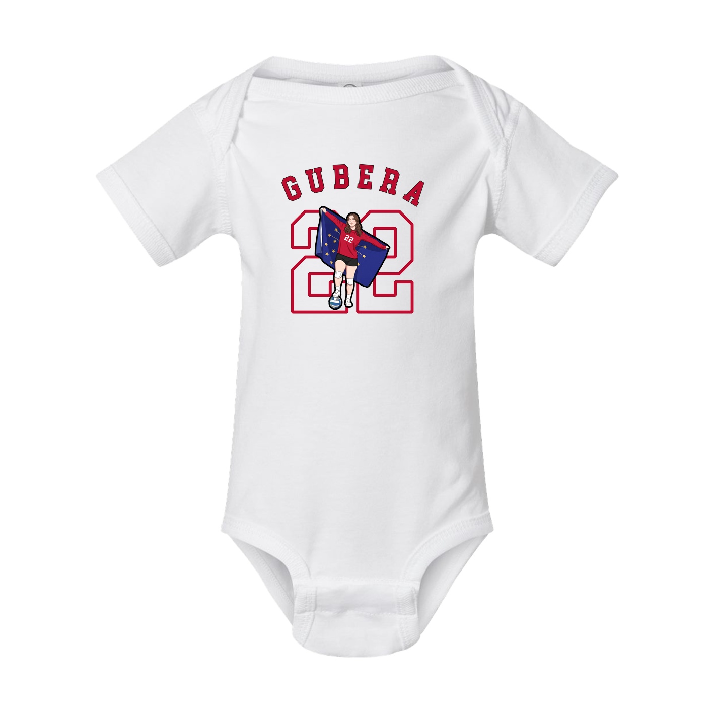 Baby Onesie — Shirsey Arch in White