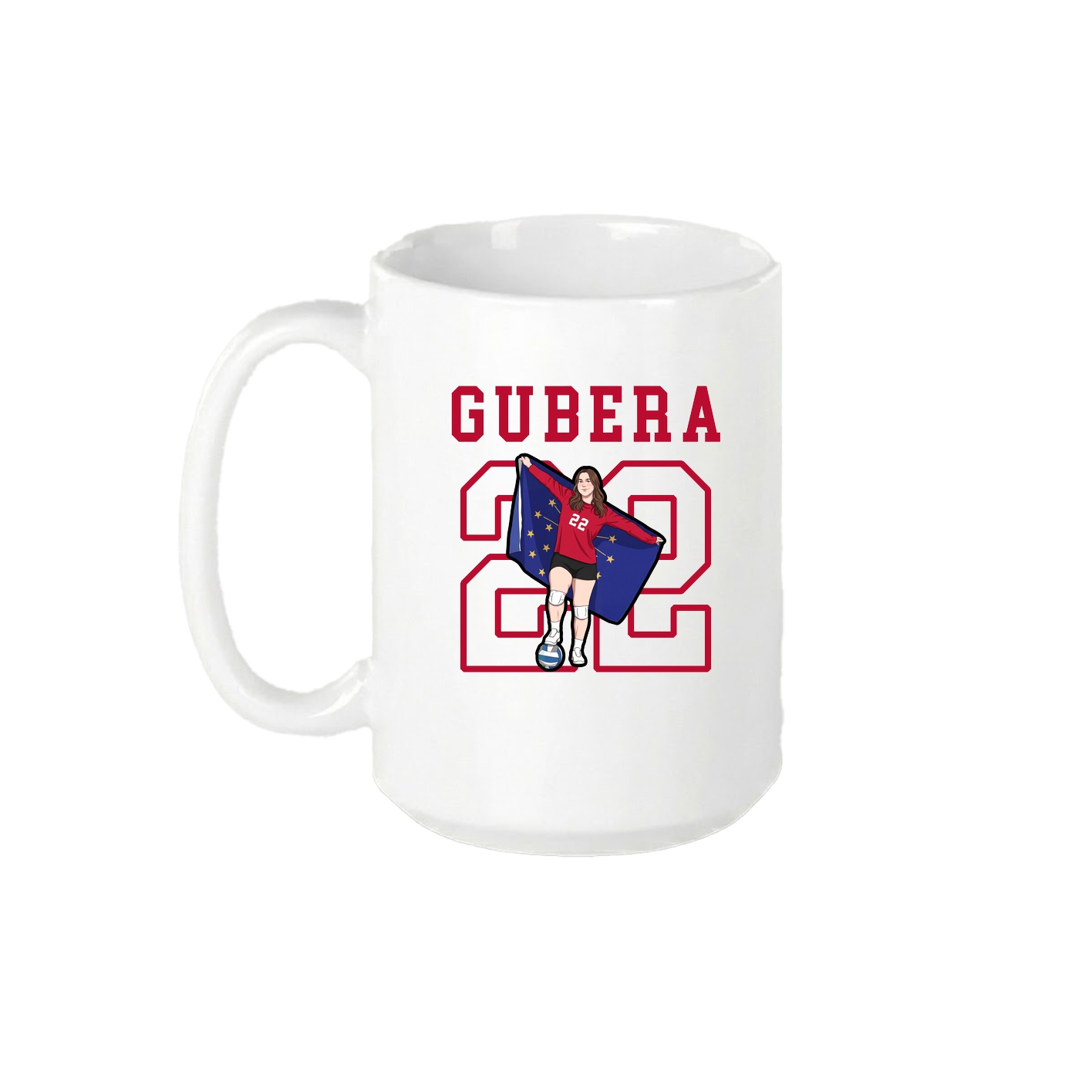 15oz Coffee Mug — Shirsey in White