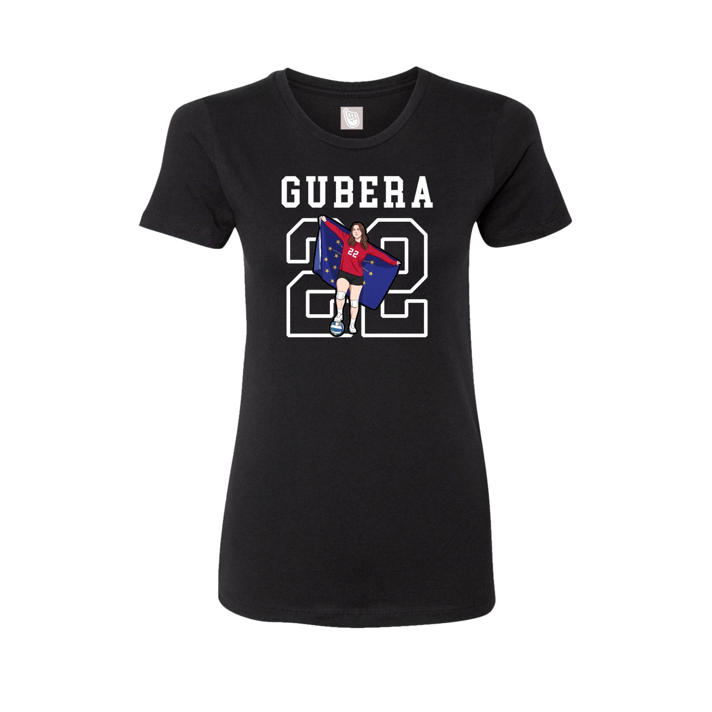 Fitted Women's Tee — Shirsey in Black