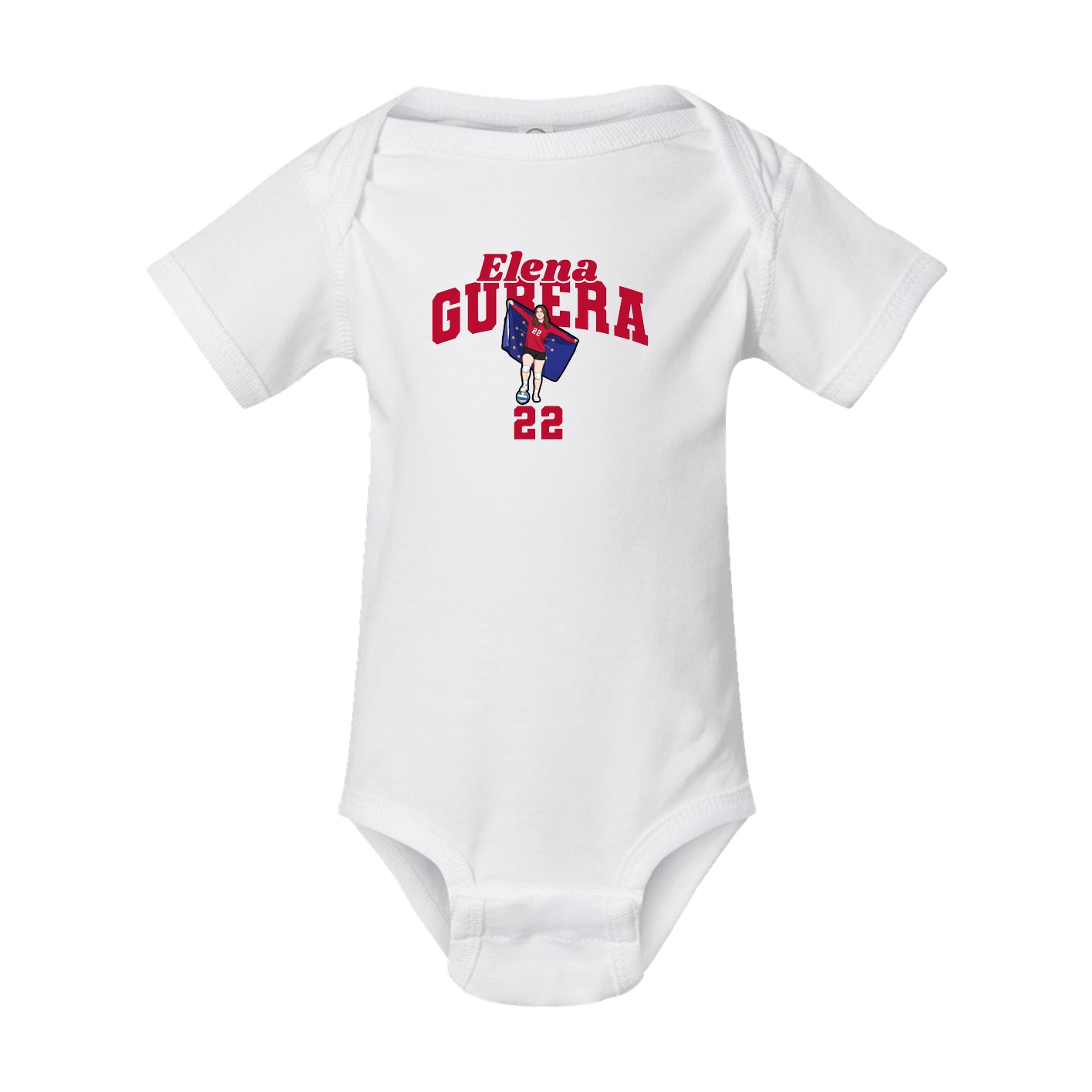 Baby Onesie — Signature Arch in White