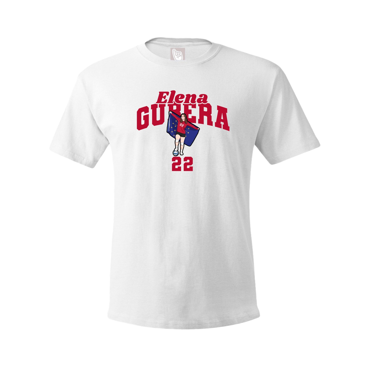 Youth Tee — Signature Arch in White