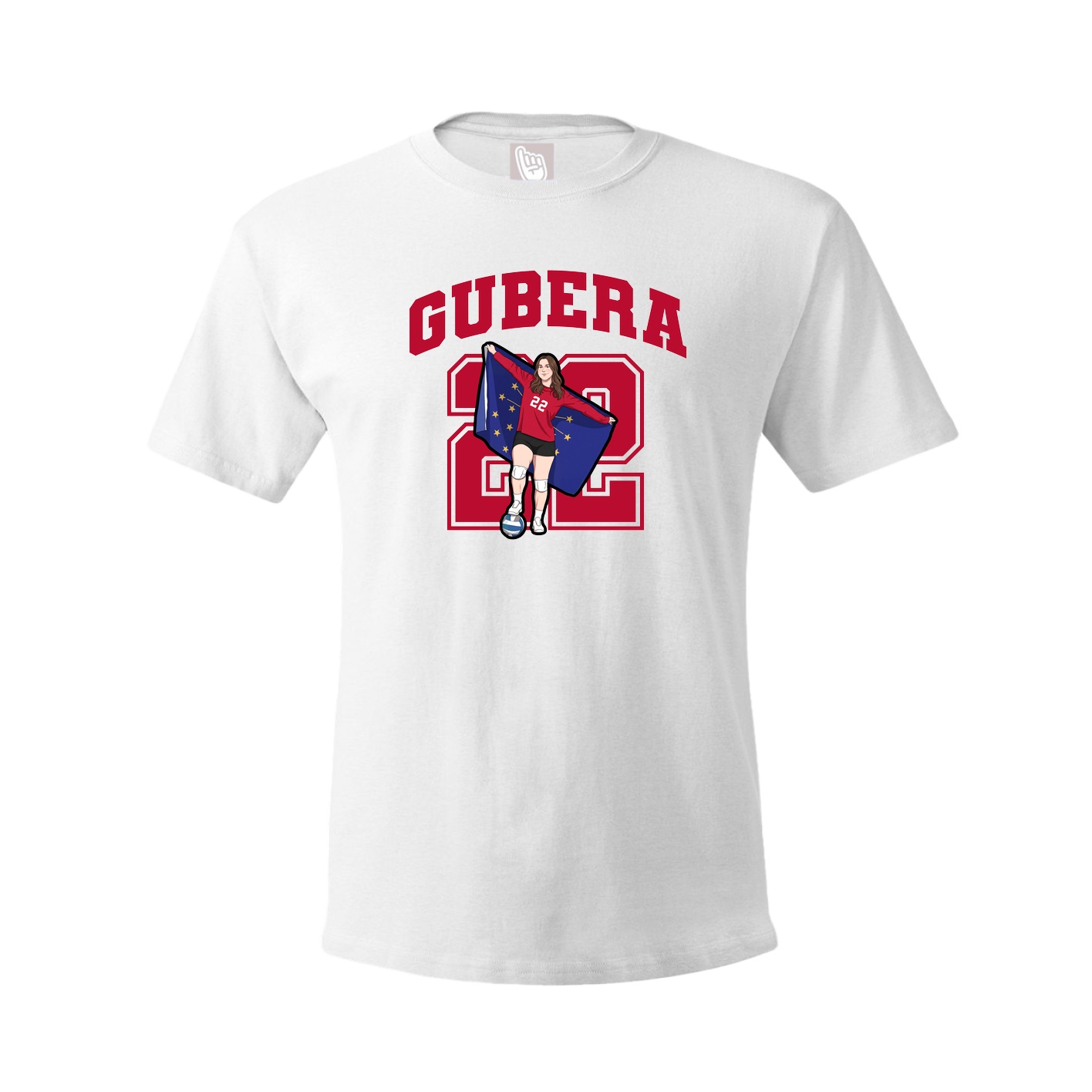 Tee — Number in White