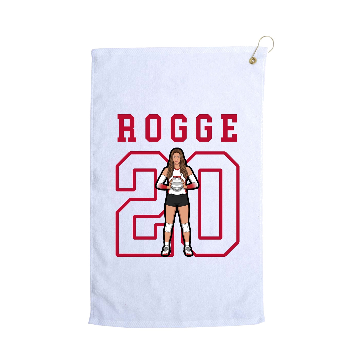 Golf Towel — Shirsey in White