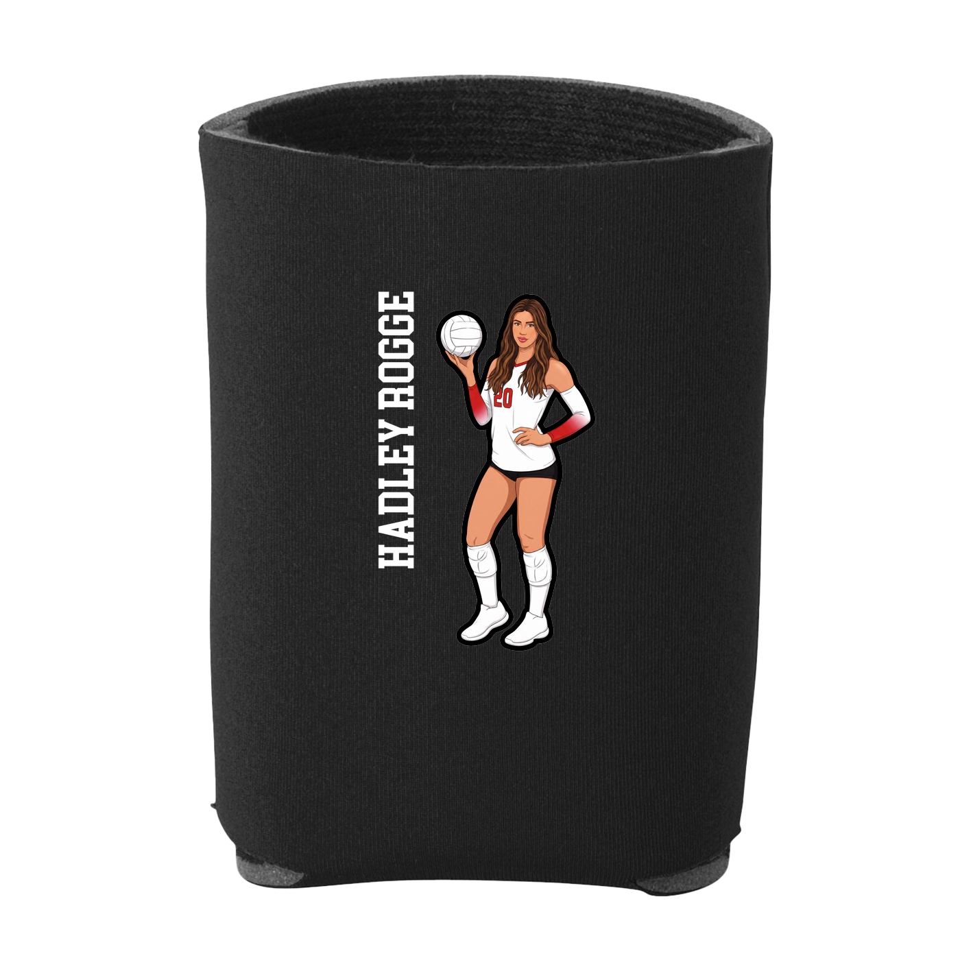 Can Holder — Name Vertical in Black