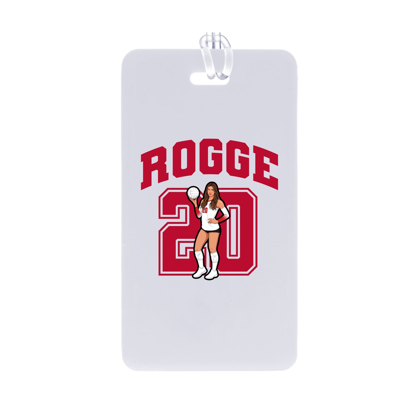Bag Tag — Number in Classic