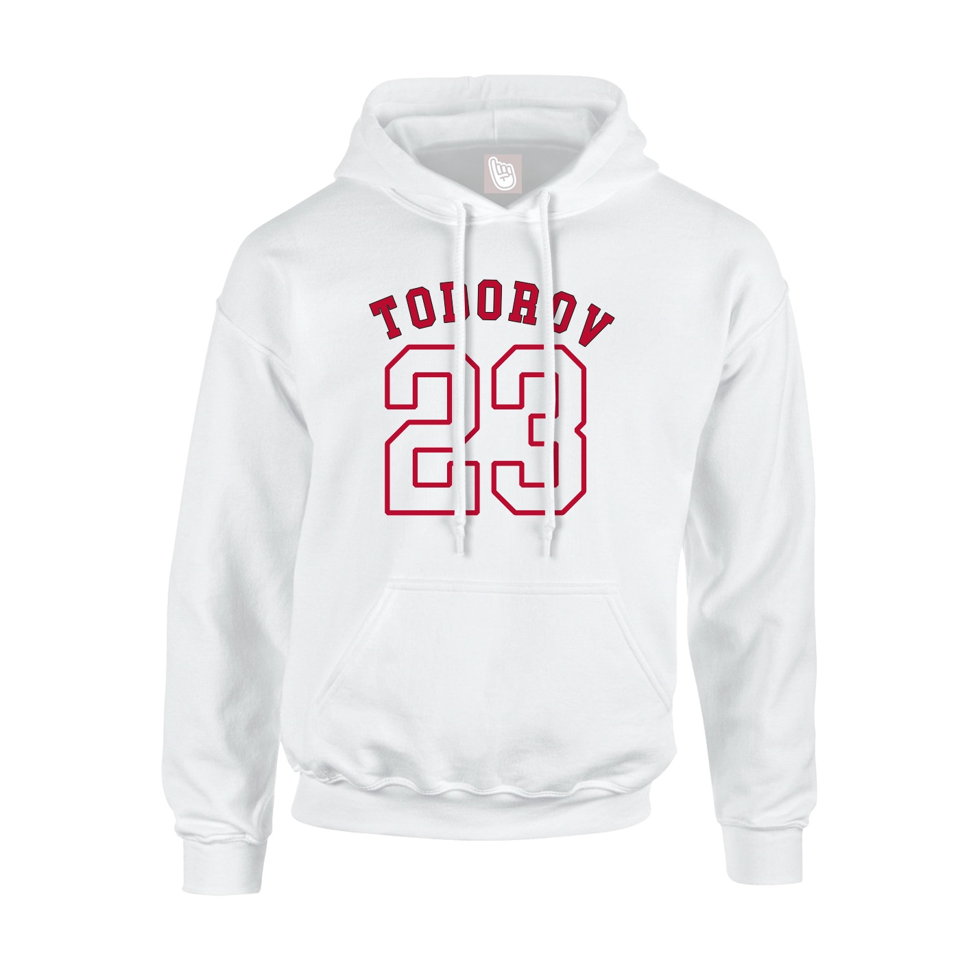 Youth Hoodie — Shirsey Arch in White