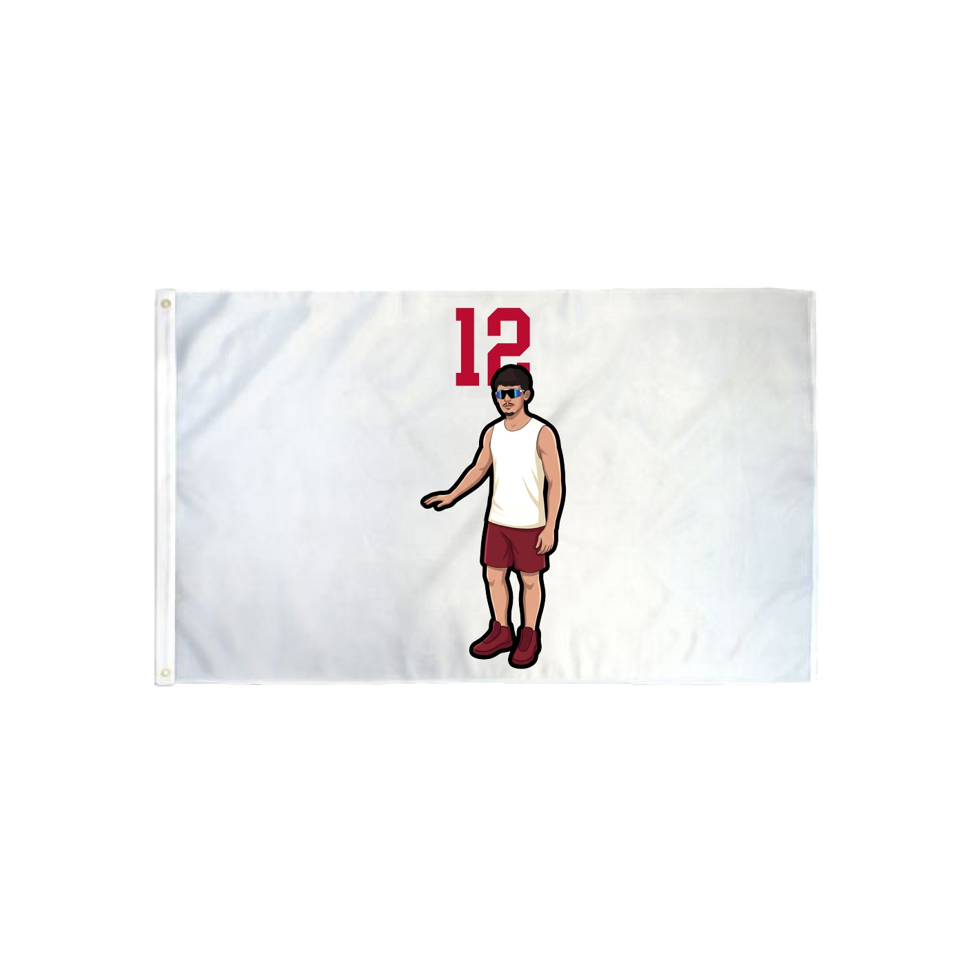 3x5 Flag — Number Top in Classic