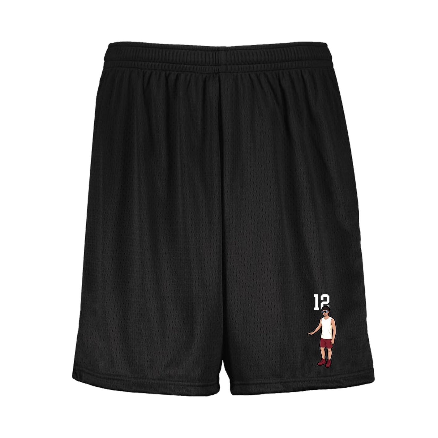 Shorts — Number Top in Black