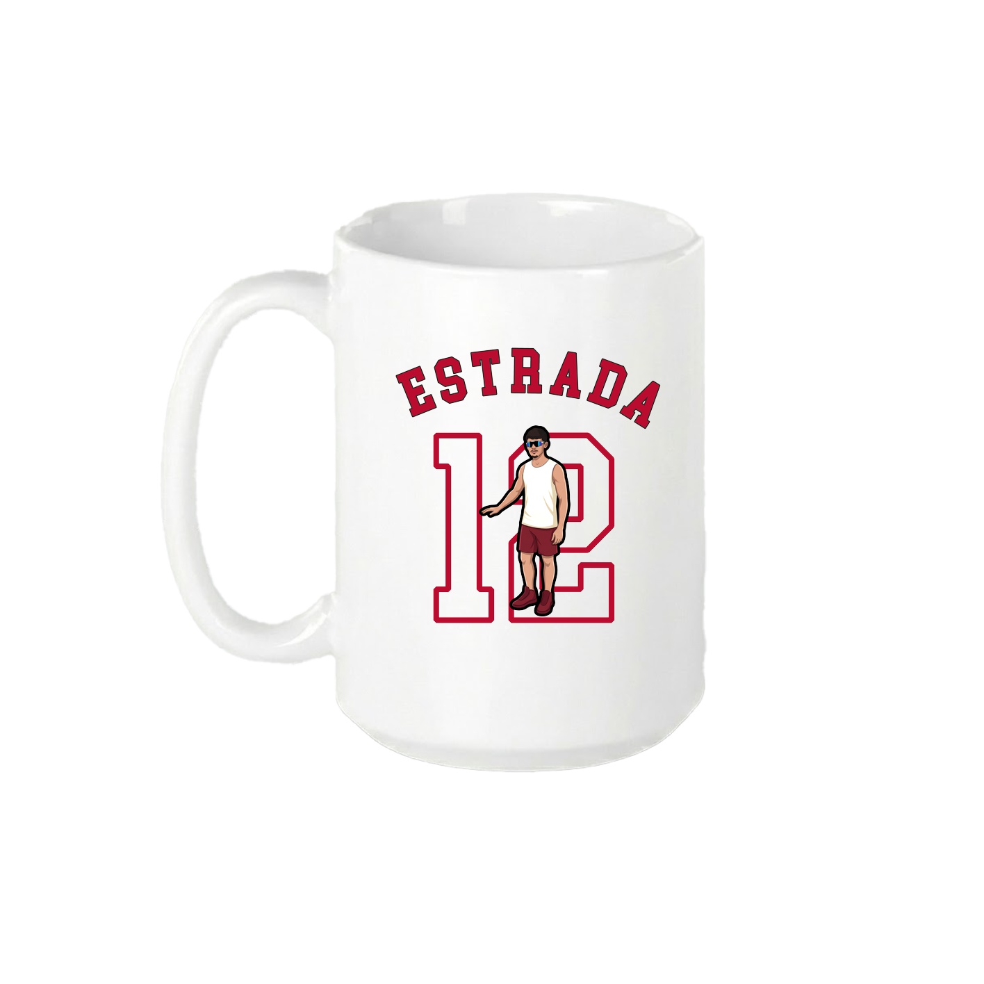 15oz Coffee Mug — Shirsey Arch in White