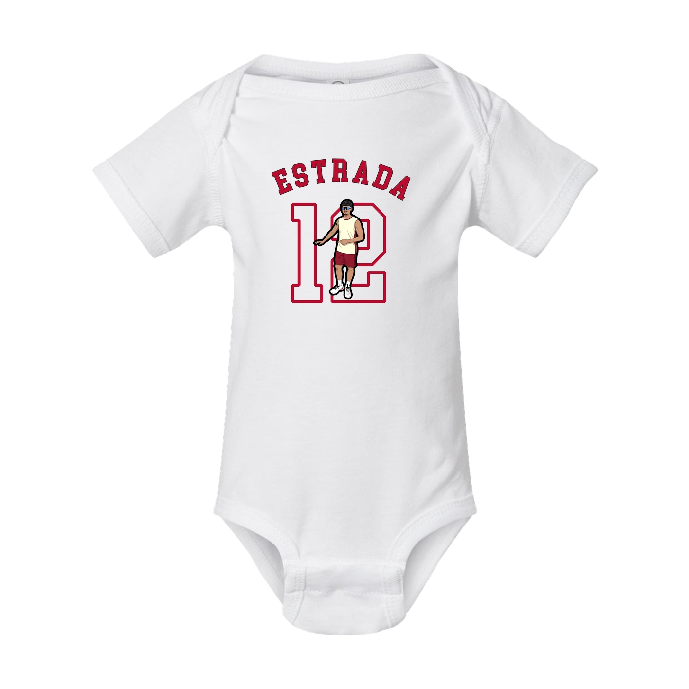 Baby Onesie — Shirsey Arch in White