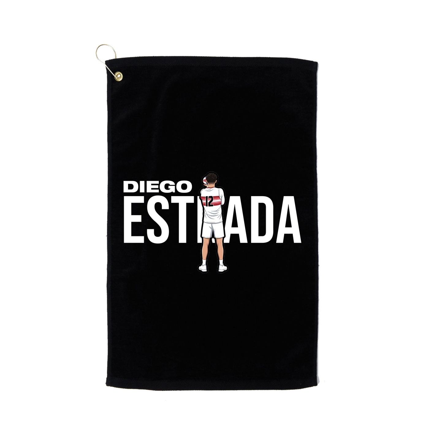Golf Towel — Player Name in Black