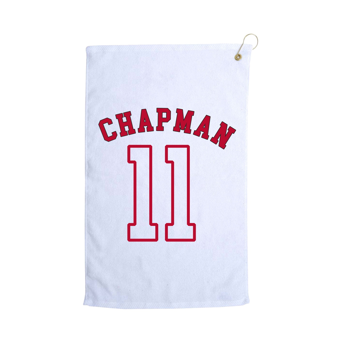 Golf Towel — Shirsey Arch in White