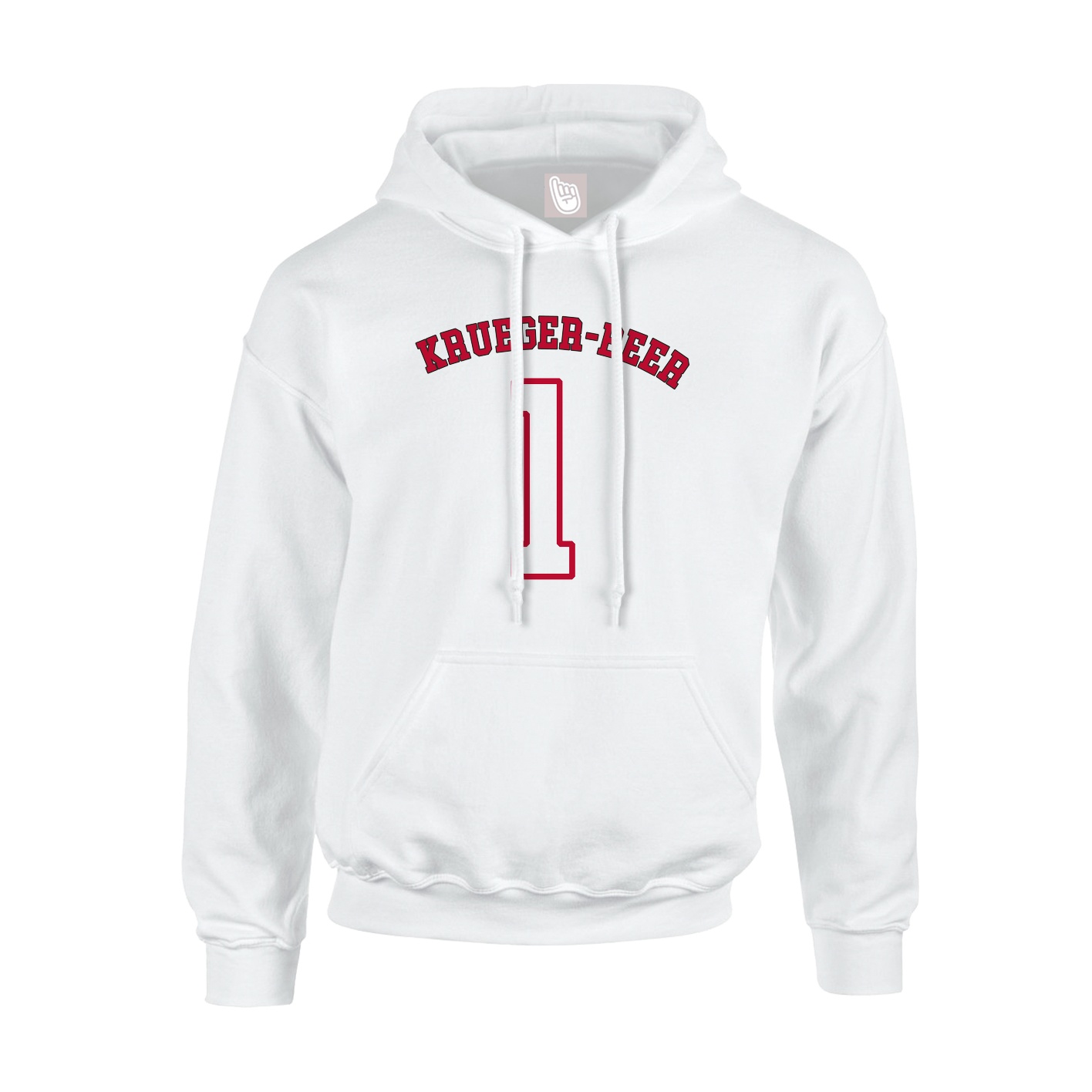 Youth Hoodie — Shirsey Arch in White