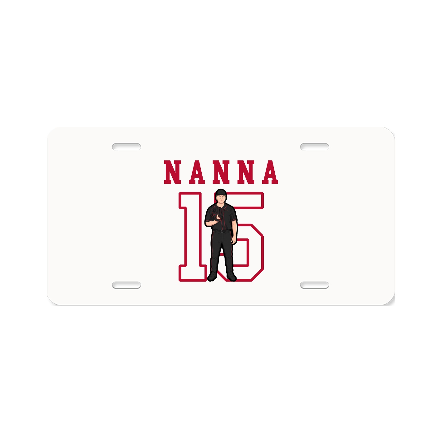 License Plate — Shirsey in Classic