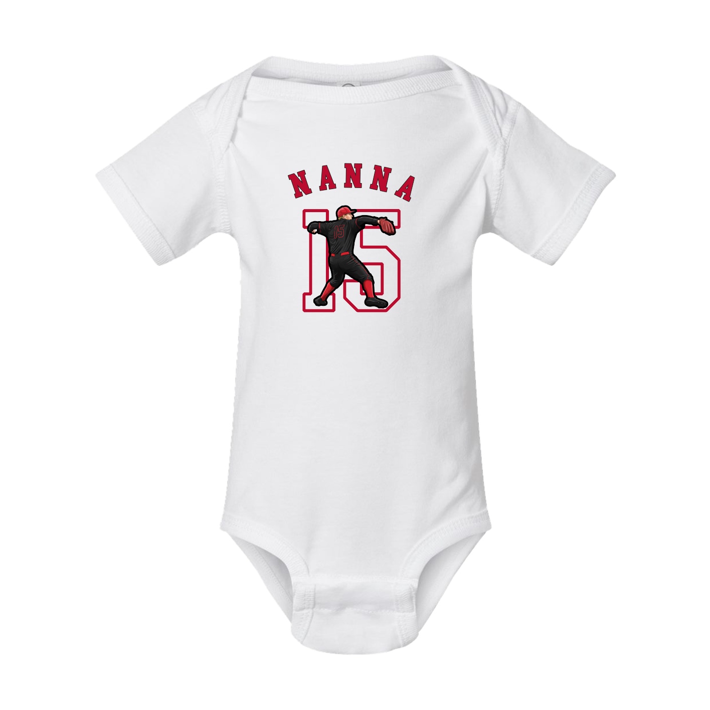 Baby Onesie — Shirsey Arch in White