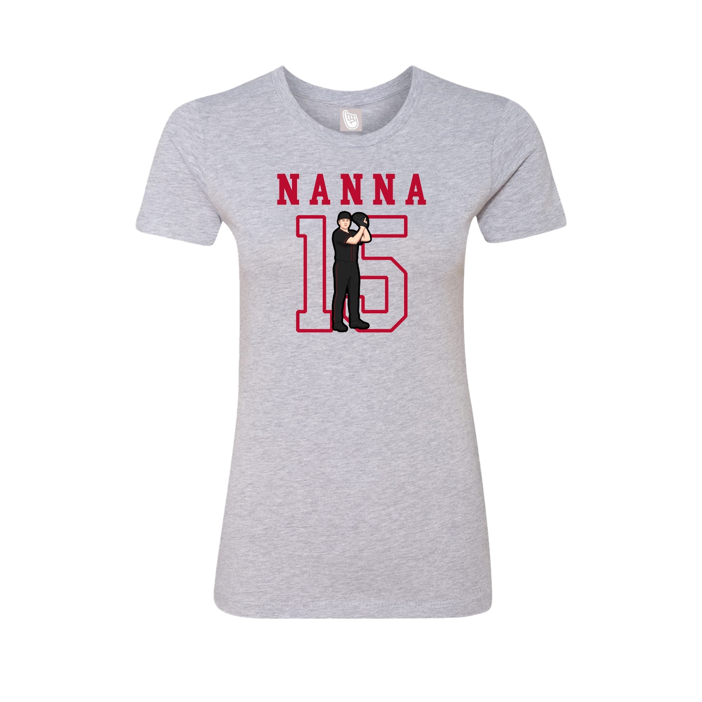 Fitted Women's Tee — Shirsey in Grey