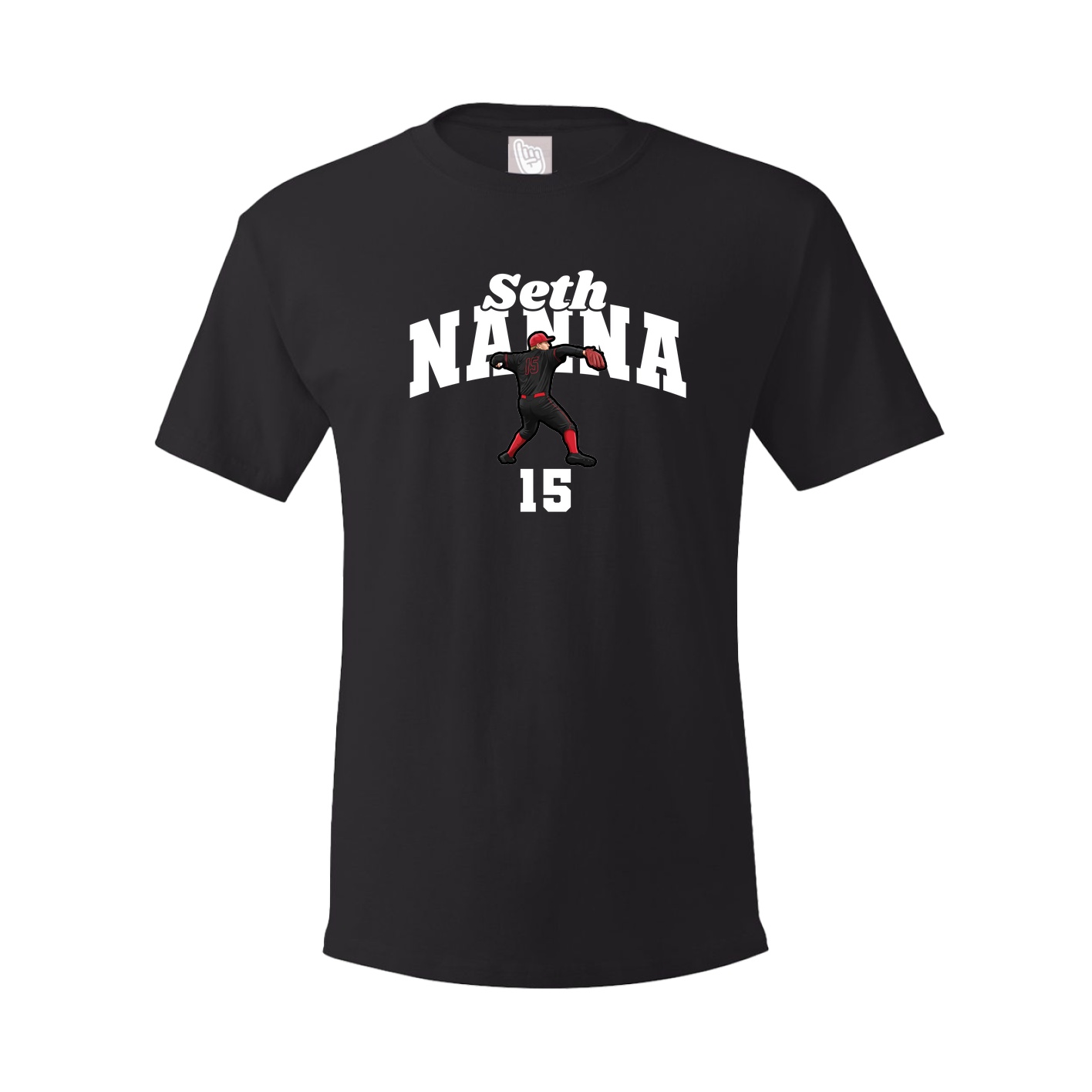 Tee — Signature Arch in Black