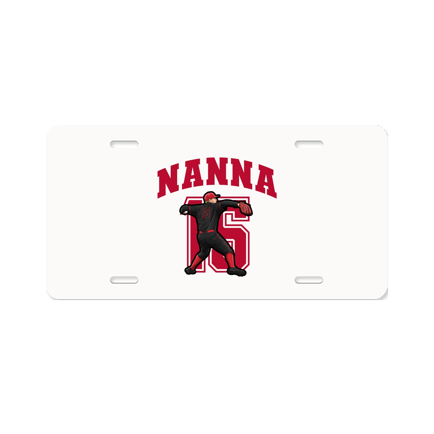 License Plate — Number in Classic