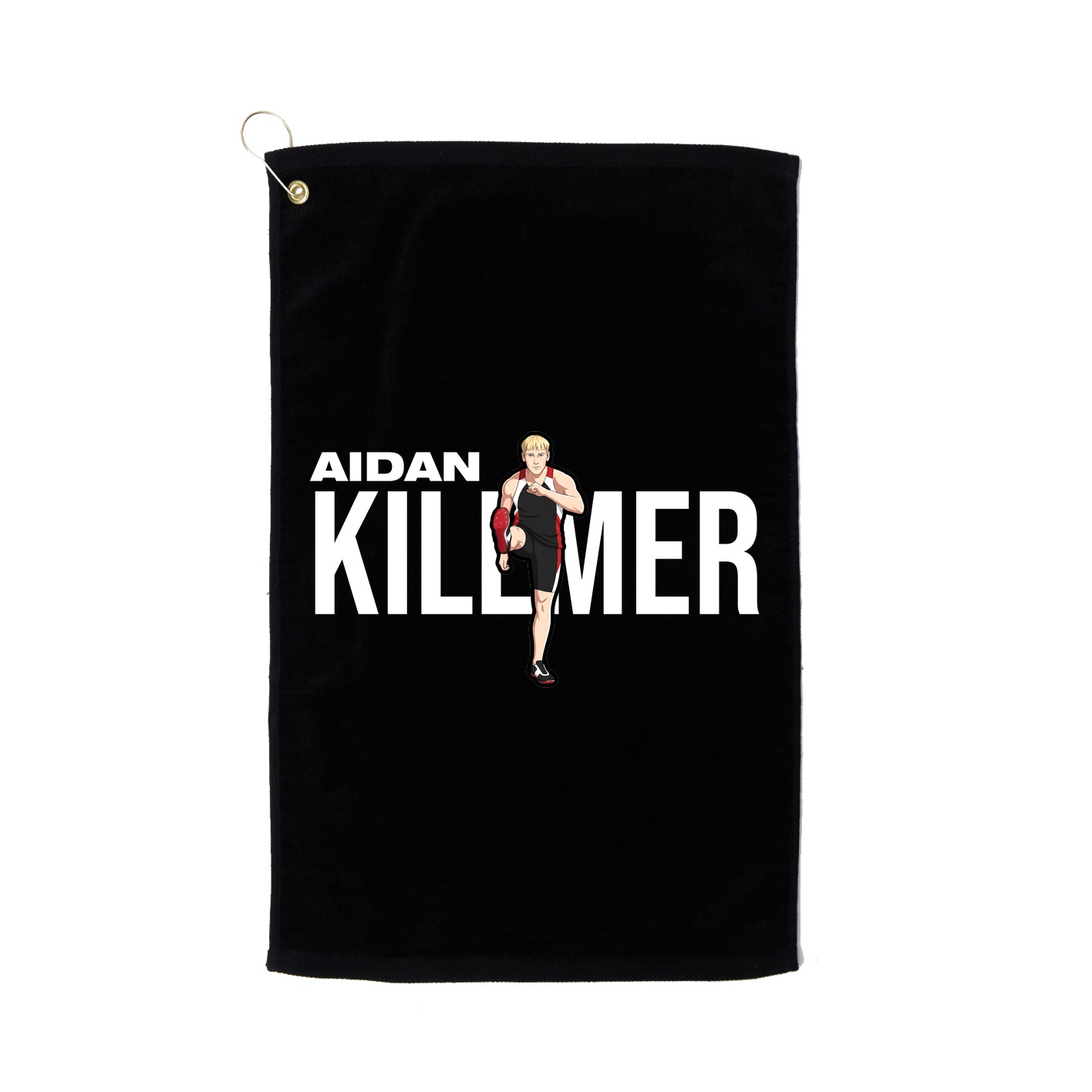 Golf Towel — Player Name in Black