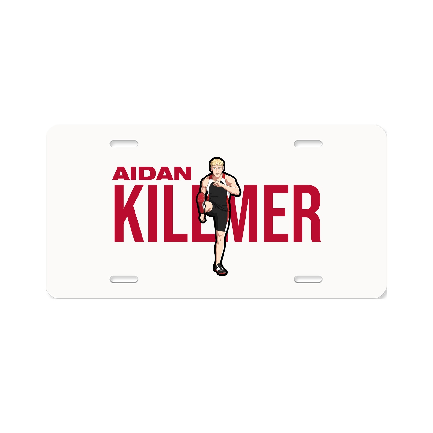 License Plate — Player Name in Classic