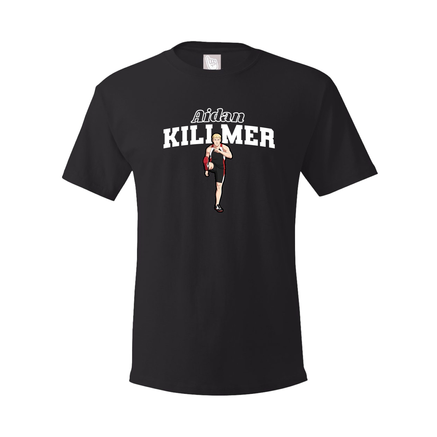 Youth Tee — Name Arch in Black