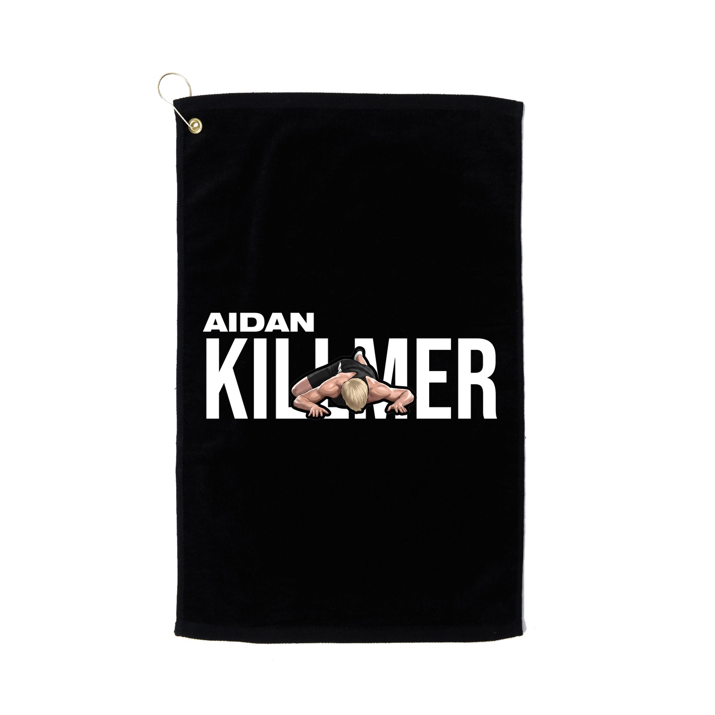 Golf Towel — Player Name in Black