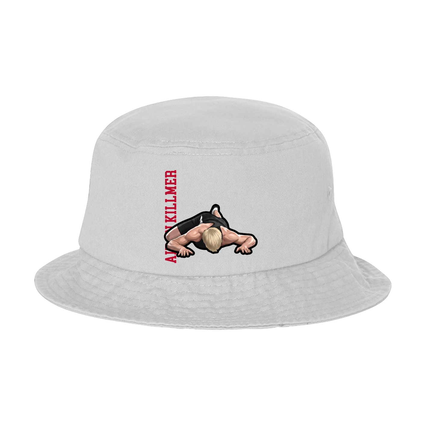 Bucket Cap — Name Vertical in White