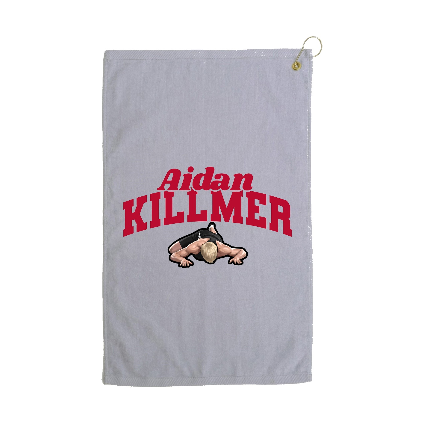 Golf Towel — Signature Arch in Grey