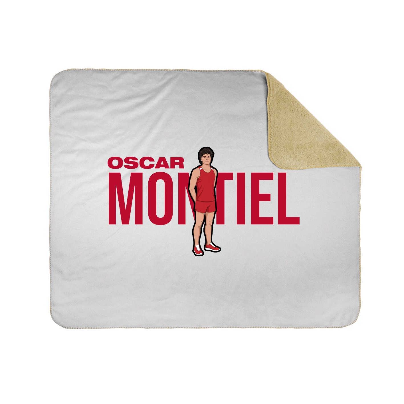 Throw Blanket — Player Name in White