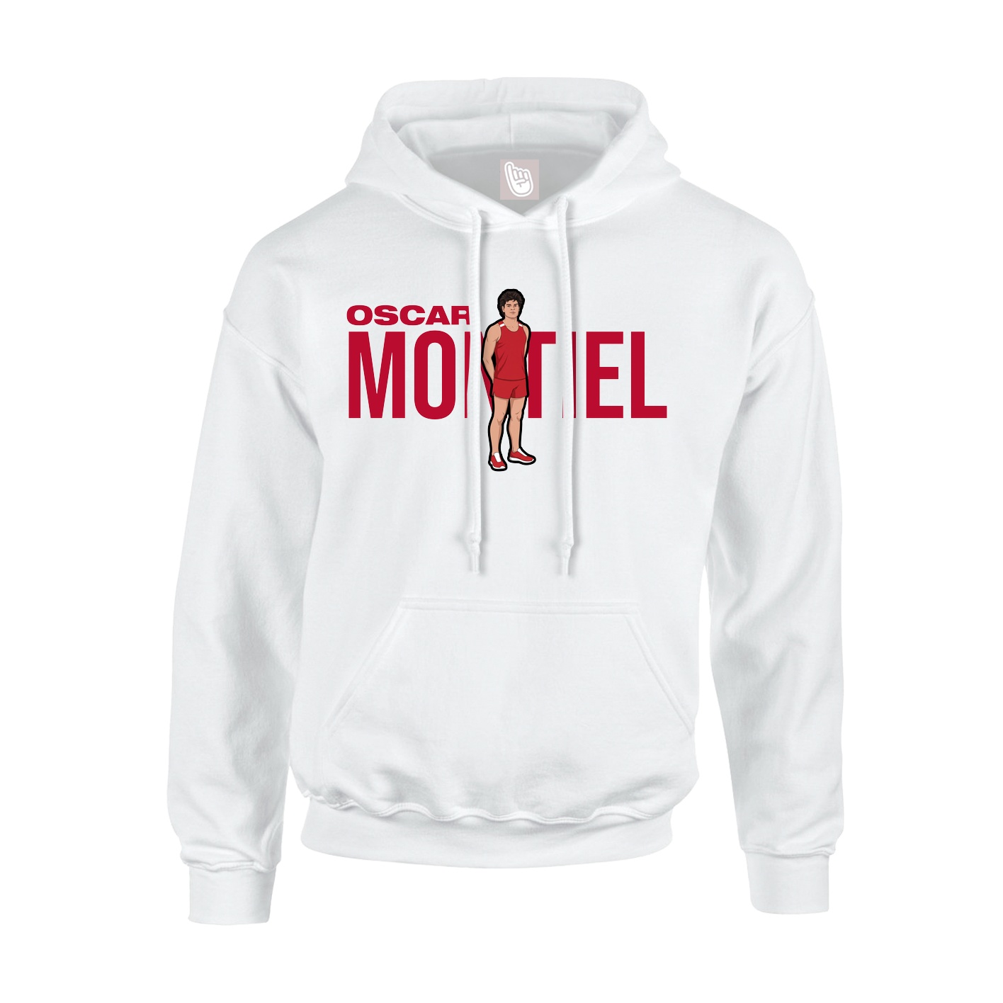 Youth Hoodie — Player Name in White