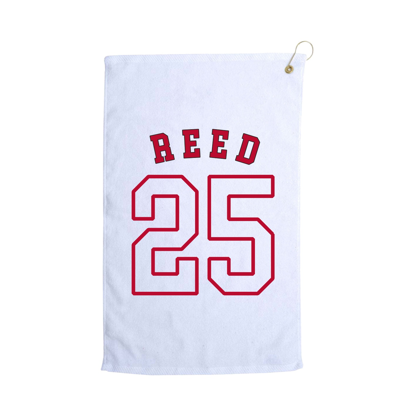 Golf Towel — Shirsey Arch in White