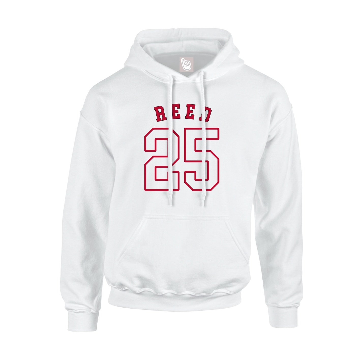 Hoodie — Shirsey Arch in White