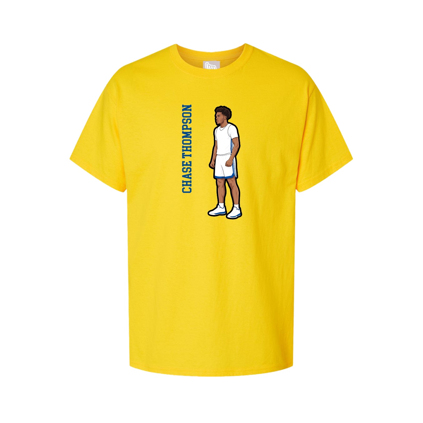 Tee — Name Vertical in Gold